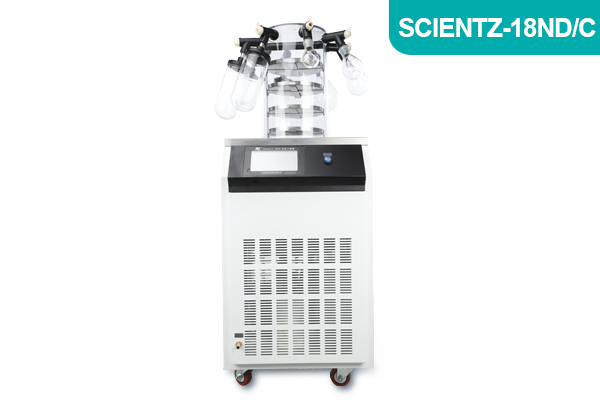 宁波新芝实验型加热式钟罩冻干机Scientz-18ND/C普通多歧管型